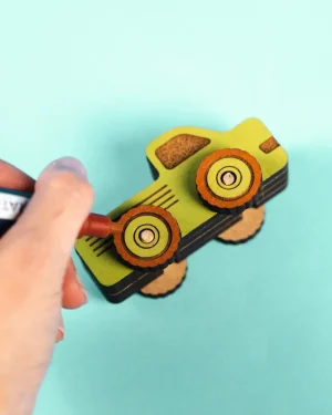 Crateit Town – Wooden toy – Thunder Truck