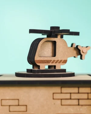 Crateit Town – Wooden toy – Fire Station