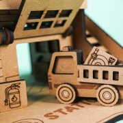 Crateit Town – Wooden toy – Fire Station