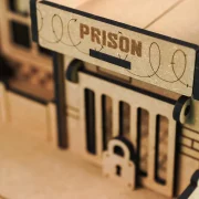 Crateit Town – Wooden toy – Police Station