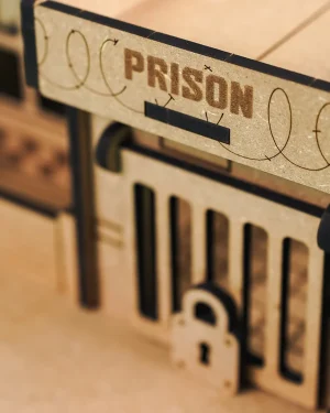 Crateit Town – Wooden toy – Police Station