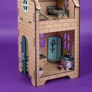 Crateit Roomies – Wooden toy – Bathroom & Bedroom – The Bubble Nest