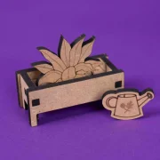 Crateit Roomies – Wooden toy – Office & Balcony – The Cloud Office