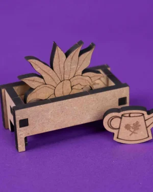 Crateit Roomies – Wooden toy – Office & Balcony – The Cloud Office