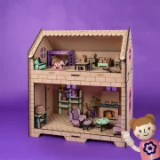Crateit Roomies – Wooden toy – Living Room & Playroom – Couch & Crayons