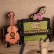 Crateit Roomies – Wooden toy – Living Room & Playroom – Couch & Crayons