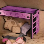 Crateit Roomies – Wooden toy – Living Room & Playroom – Couch & Crayons