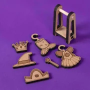 Crateit Roomies – Wooden toy – Living Room & Playroom – Couch & Crayons