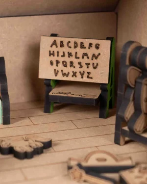 Crateit Roomies – Wooden toy – Living Room & Playroom – Couch & Crayons