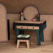 Crateit Roomies – Wooden toy – Kitchen & Bedroom – Breakfast in Bed