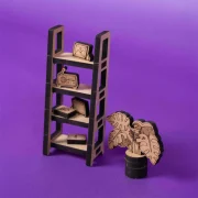Crateit Roomies – Wooden toy – Kitchen & Bedroom – Breakfast in Bed