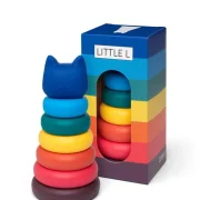 Cat stacking tower – Bright colors