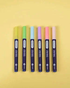 Crateit Pastel Markers – 1mm – 6 pcs.