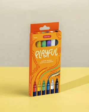 Crateit Playful Markers – 1mm – 6 pcs.