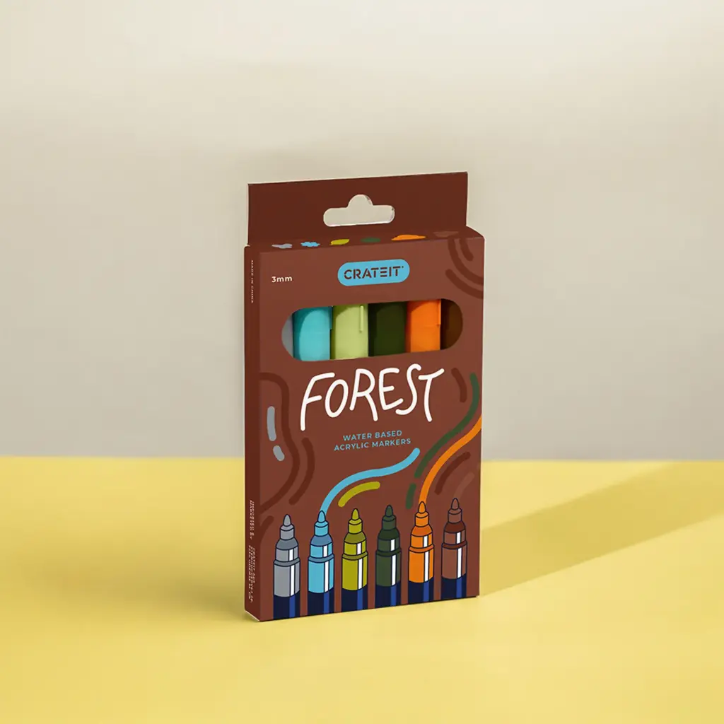 Crateit Forest Markers – 3Mm – 6 Pcs.