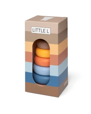 Cat stacking towe – Beiges and blues